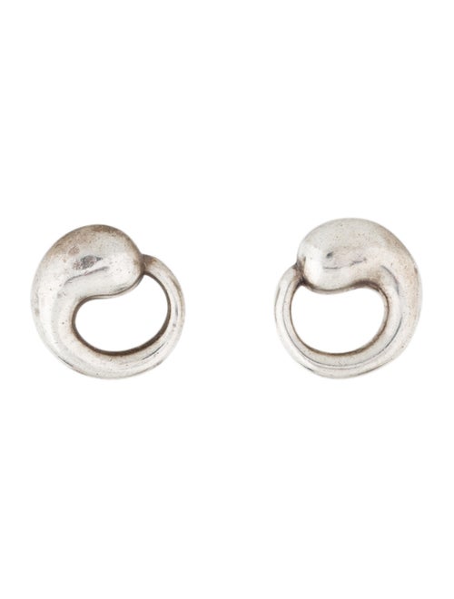 Tiffany & Co. Elsa Peretti Circle Earrings silver