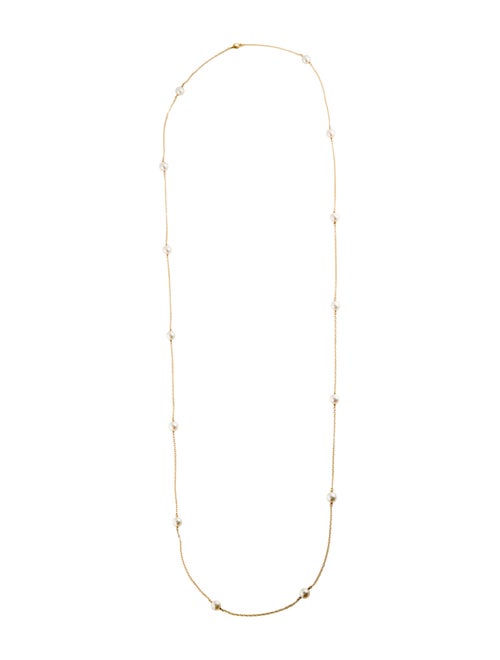 Tiffany & Co. 18K Pearl Bead Elsa Peretti Necklace