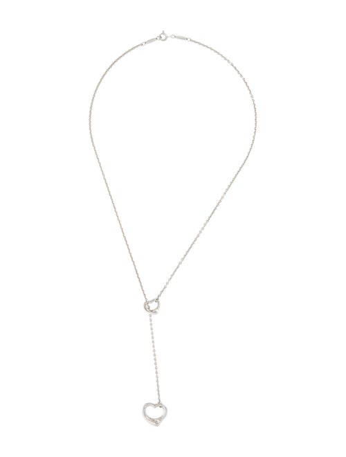 Tiffany & Co. Elsa Peretti Open Heart Lariat Neckl