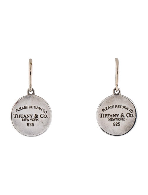 Tiffany & Co. Return to Tiffany Drop Earrings Silv