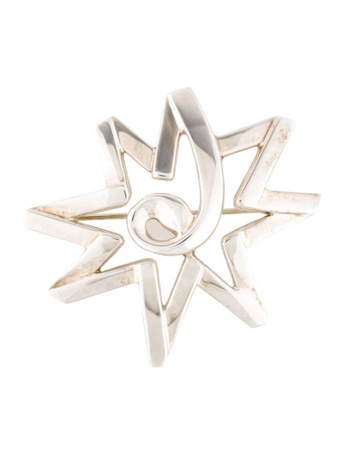 Tiffany & Co. Star Brooch Silver