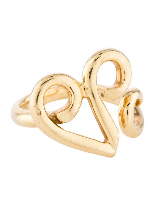 Tiffany & Co. 18K Paloma Picasso Swirl Ring Yellow