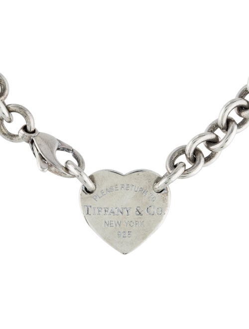 Tiffany & Co. Return to Tiffany Heart Tag Choker S