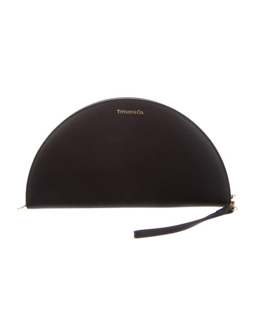 Tiffany & Co. Leather Wristlet Wallet Black