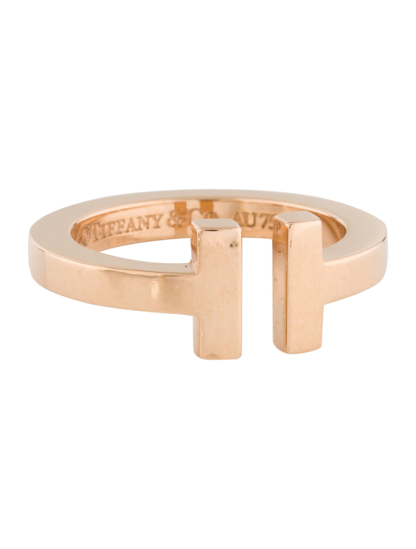 Tiffany & Co. 18K T Square Band