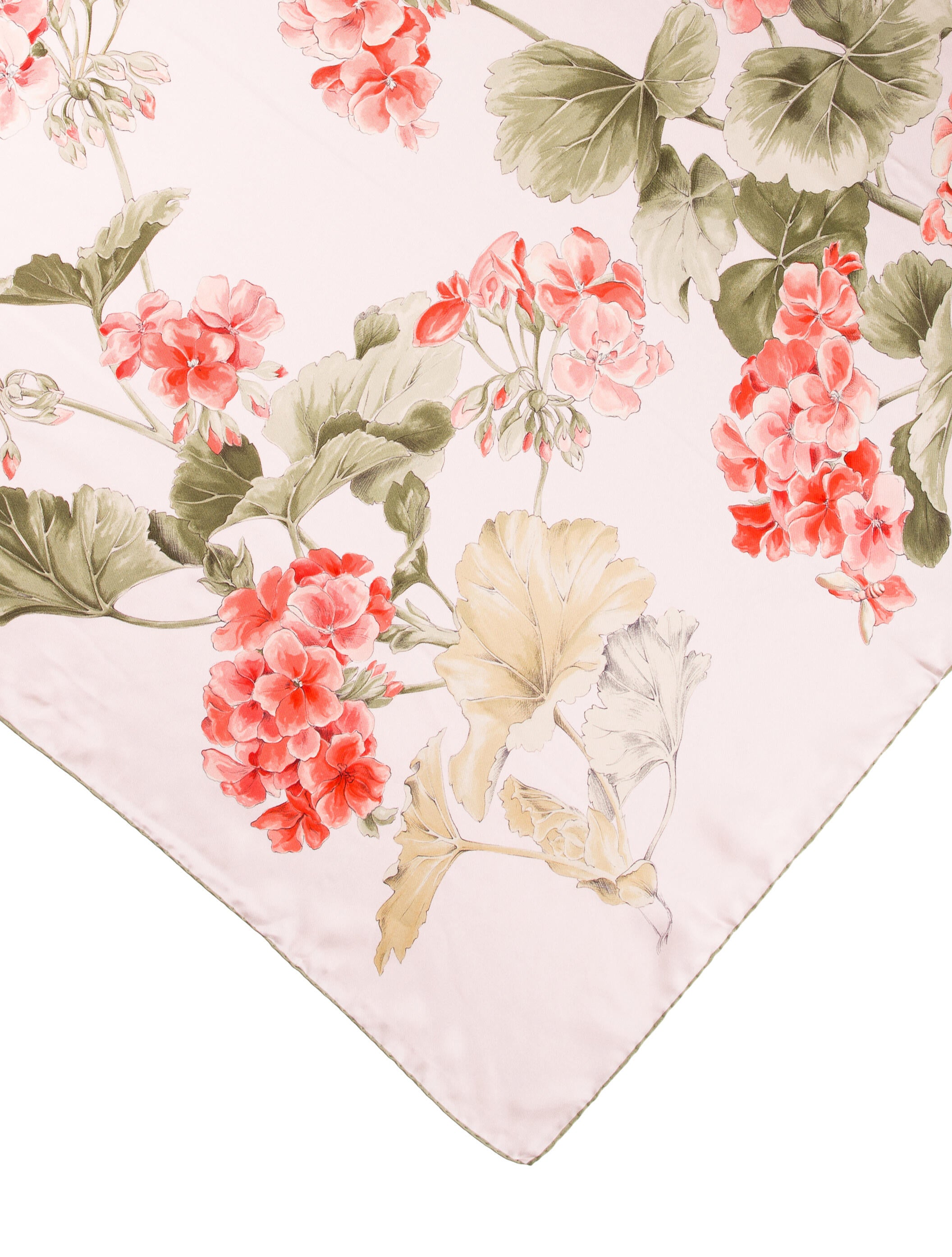 Tiffany & Co. Silk Floral Print Shawl