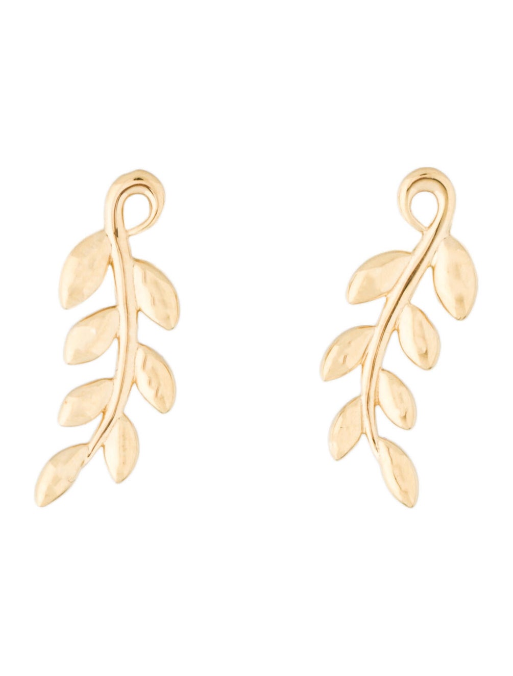 tiffany and co olive leaf climber earrings