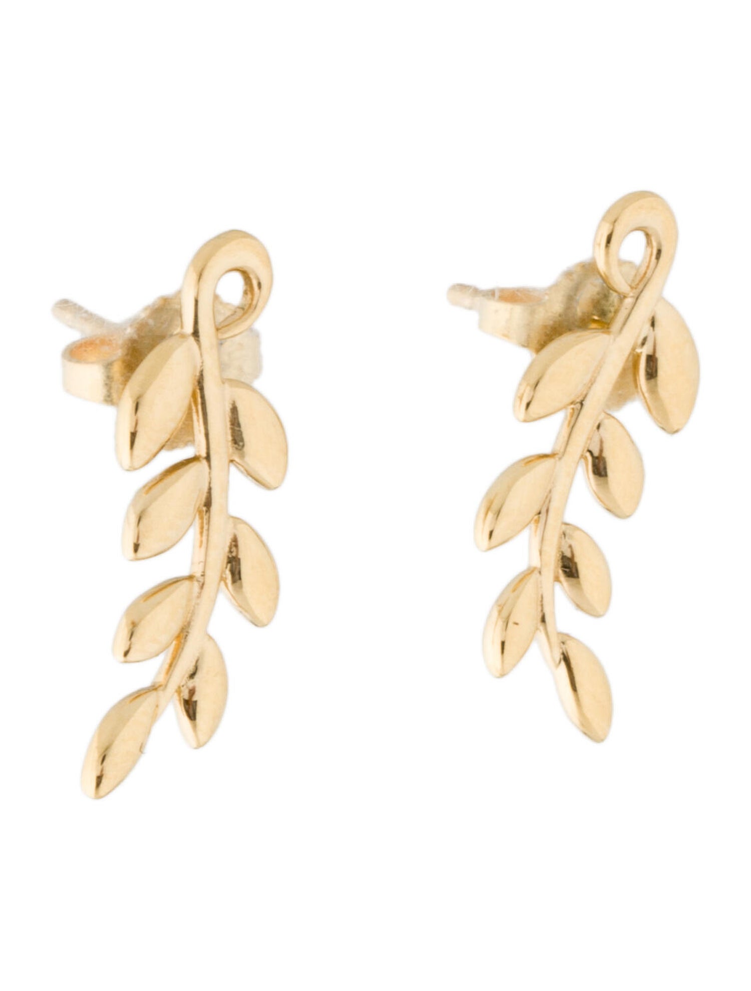 tiffany and co olive leaf climber earrings
