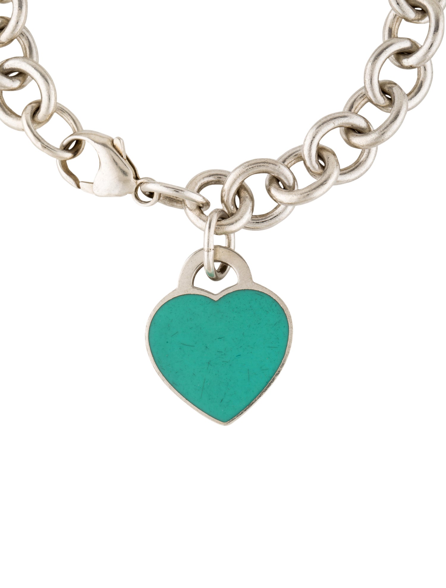 Tiffany & Co. Tiffany Blue® Heart Tag Bracelet - Sterling Silver Link ...