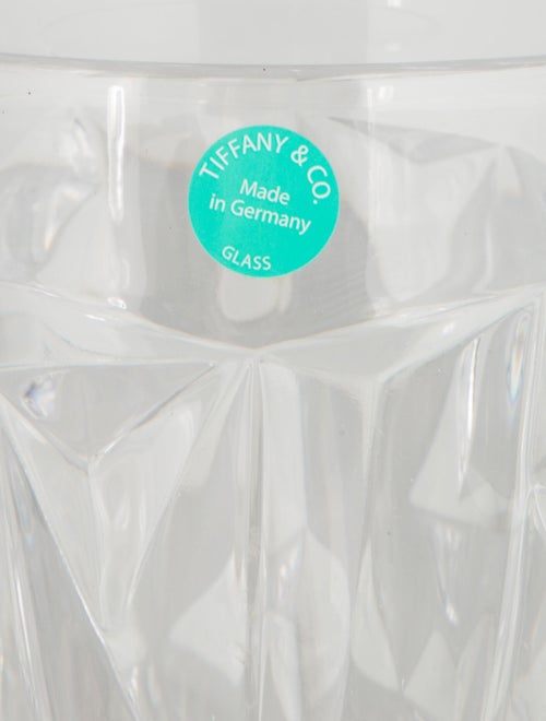 Tiffany & Co. Pair of Rock-Cut Crystal Beer Mugs