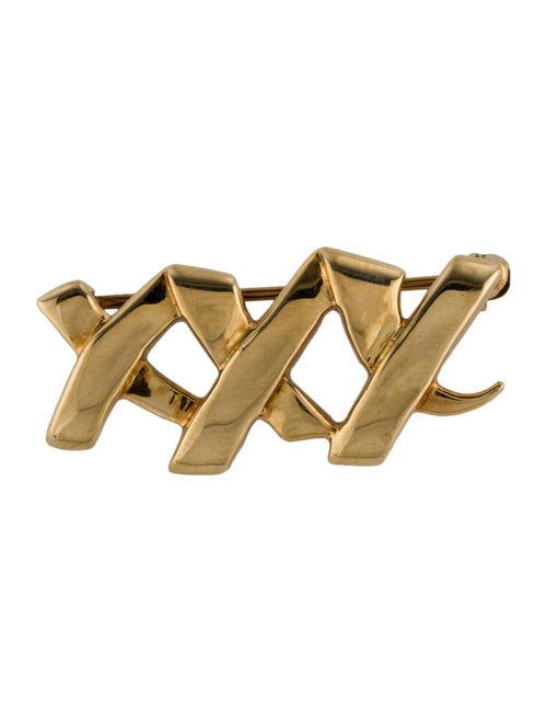 Tiffany & Co. 18K Three X Brooch