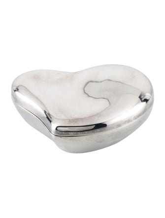 Tiffany & Co. Sterling Silver Elsa Peretti Heart Box