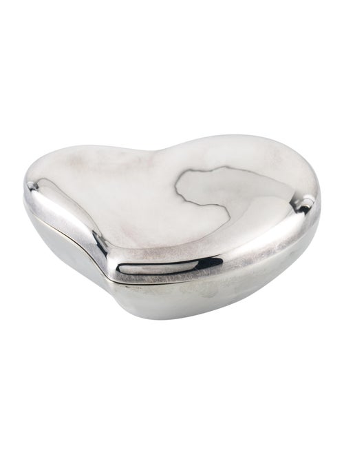 Tiffany & Co. Sterling Silver Elsa Peretti Heart Box