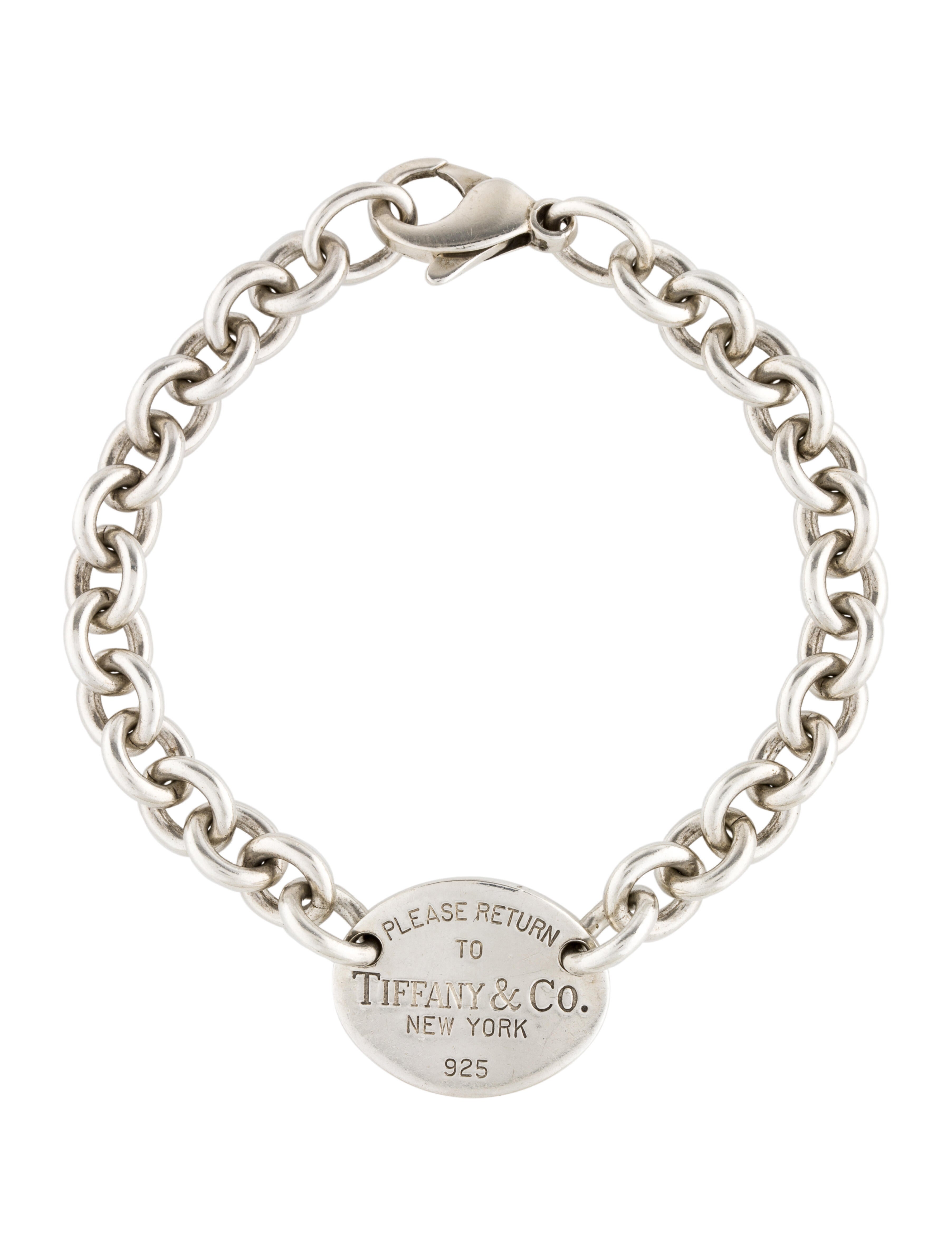Tiffany \u0026 Co. Oval Tag Bracelet 