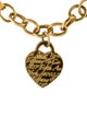 Tiffany & Co. 18K Notes Heart Charm Bracelet