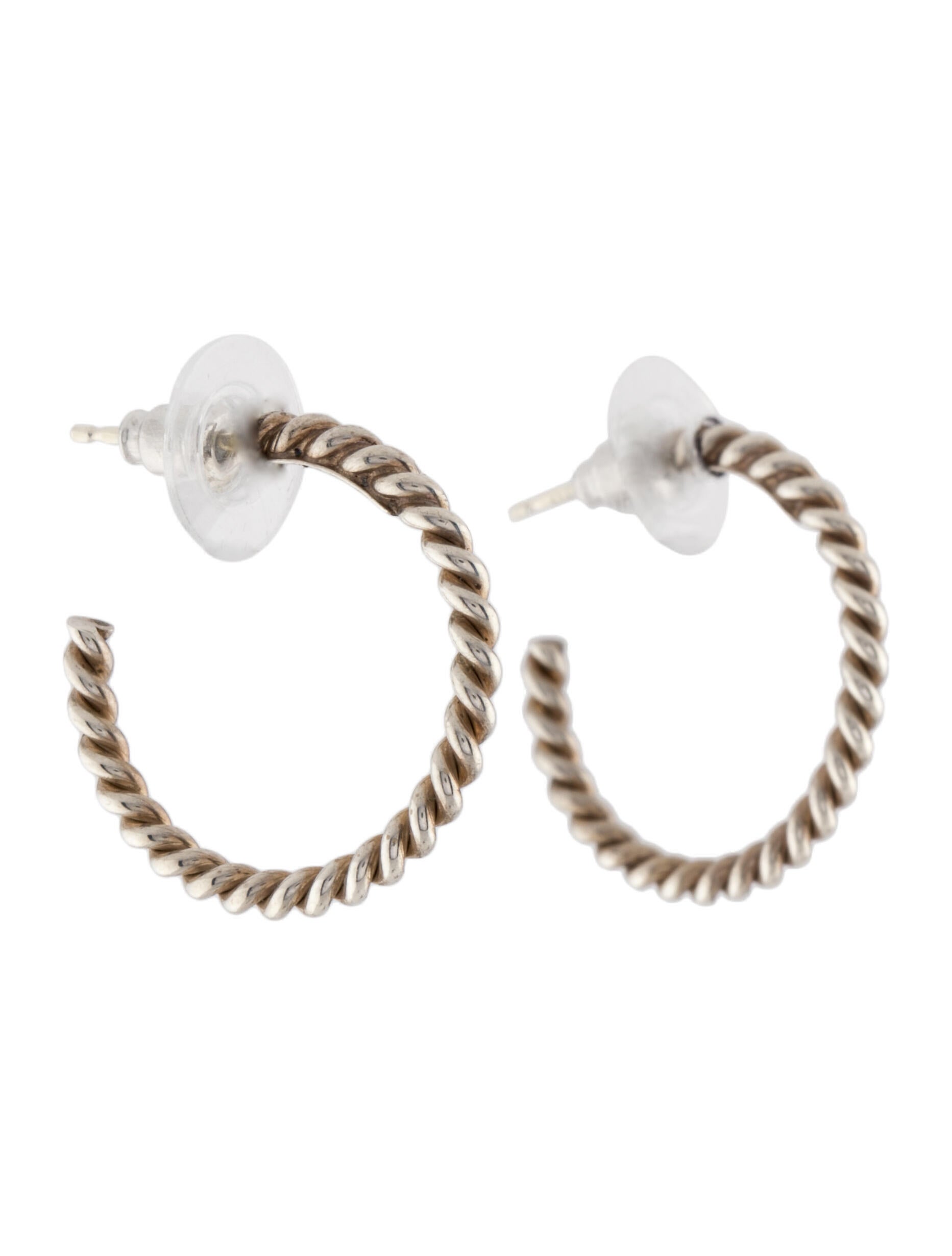 Tiffany & Co. Twist Hoop Earrings - 14K Yellow Gold Hoop, Earrings ...