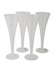 Tiffany & Co. Set of 4 Trumpet Champagne Flutes