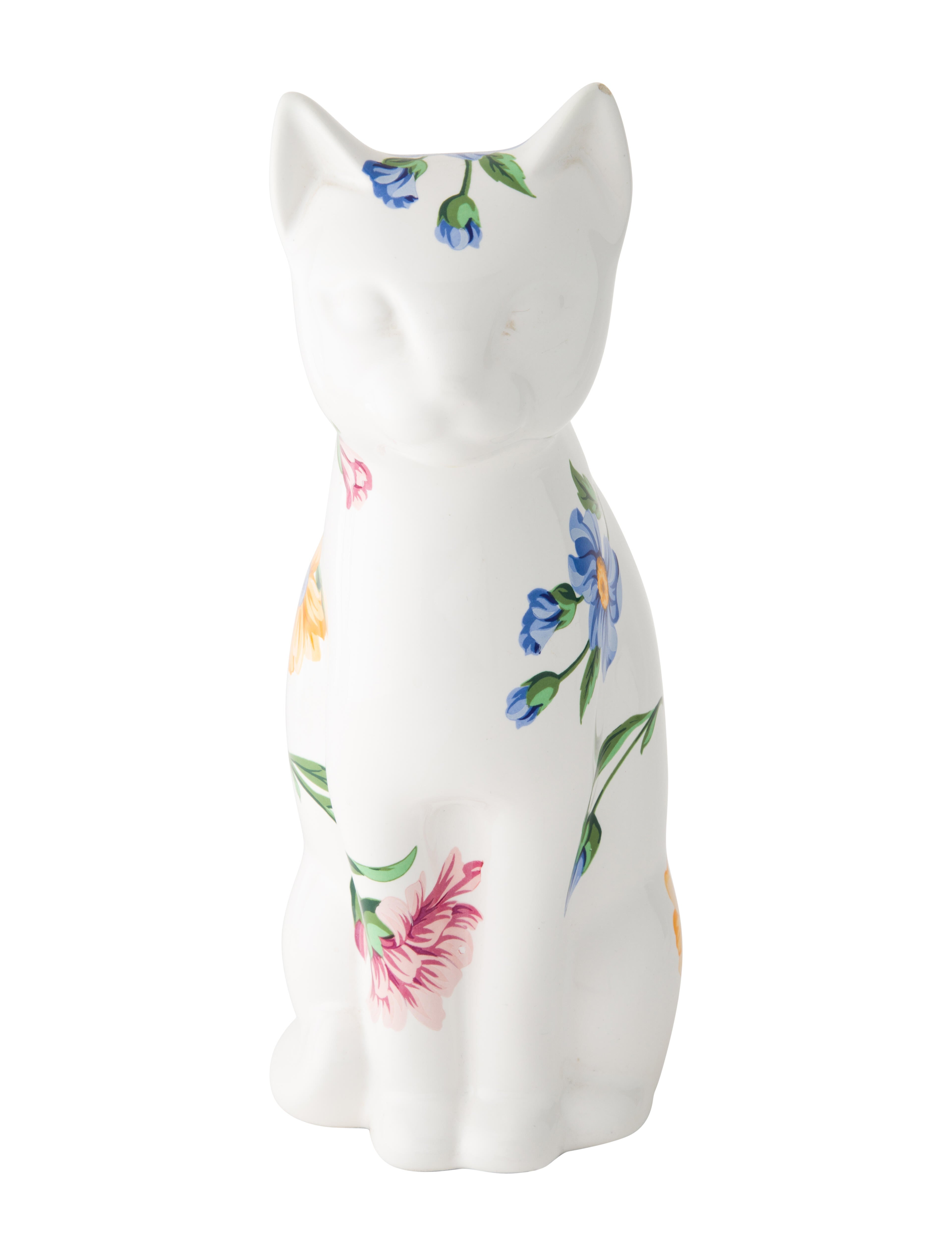 Tiffany & Co. Vintage Sintra Cat Figurine - Green Decorative