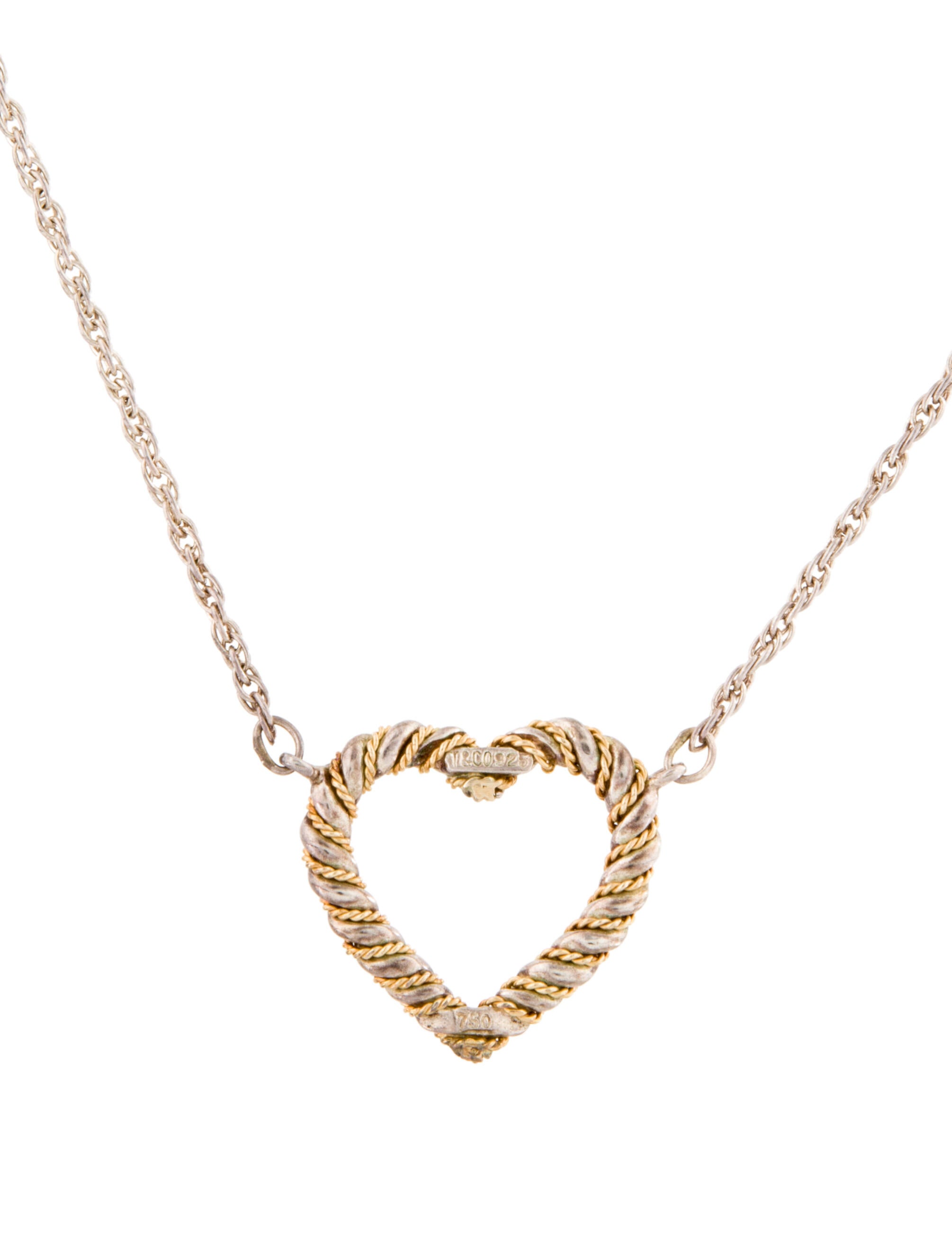 Judith Ripka TwoTone Citrine & Diamond Pendant Necklace 18K Yellow