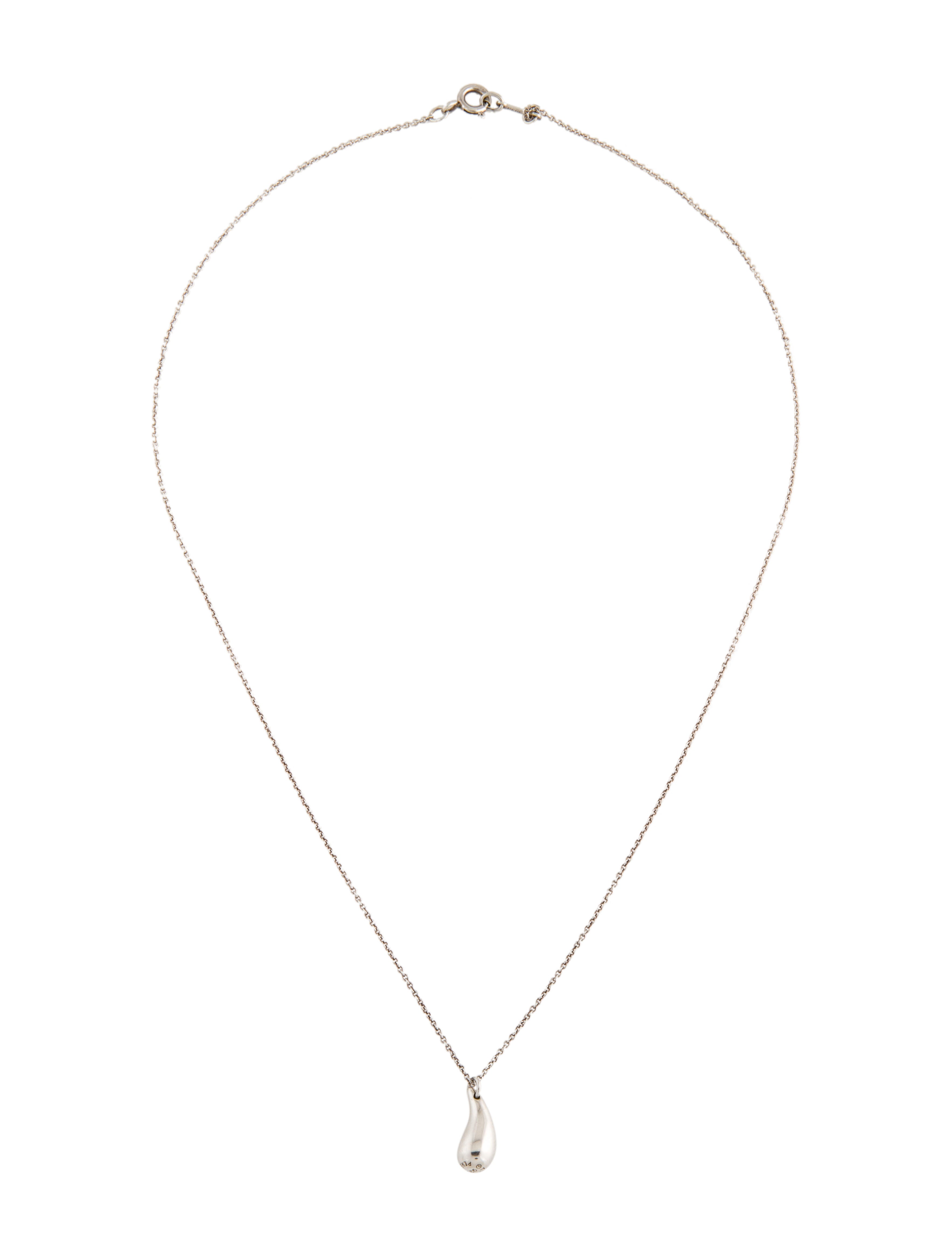 Tiffany & Co. Teardrop Pendant Necklace