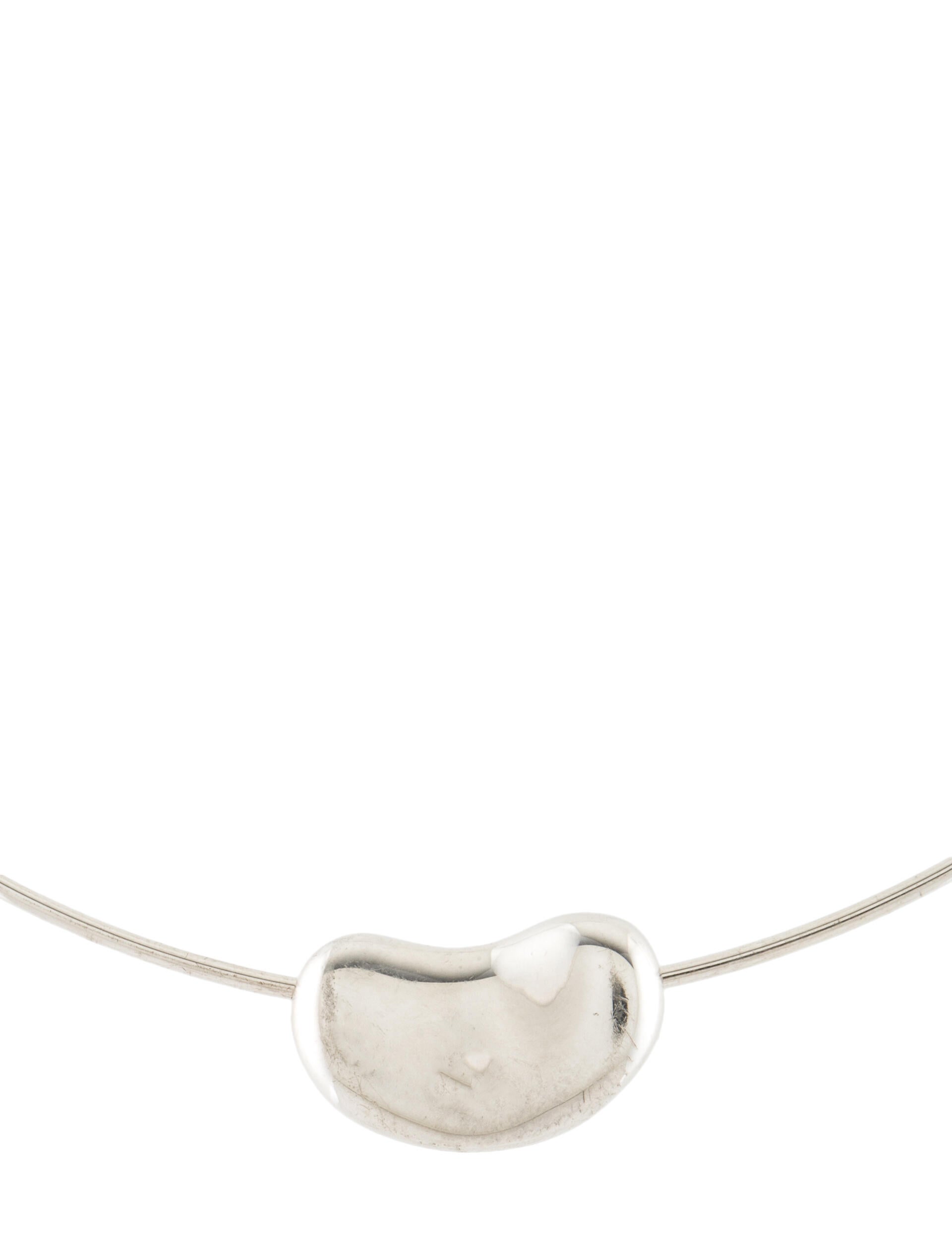 Tiffany & Co. Bean® Design Wire Necklace Sterling Silver Choker