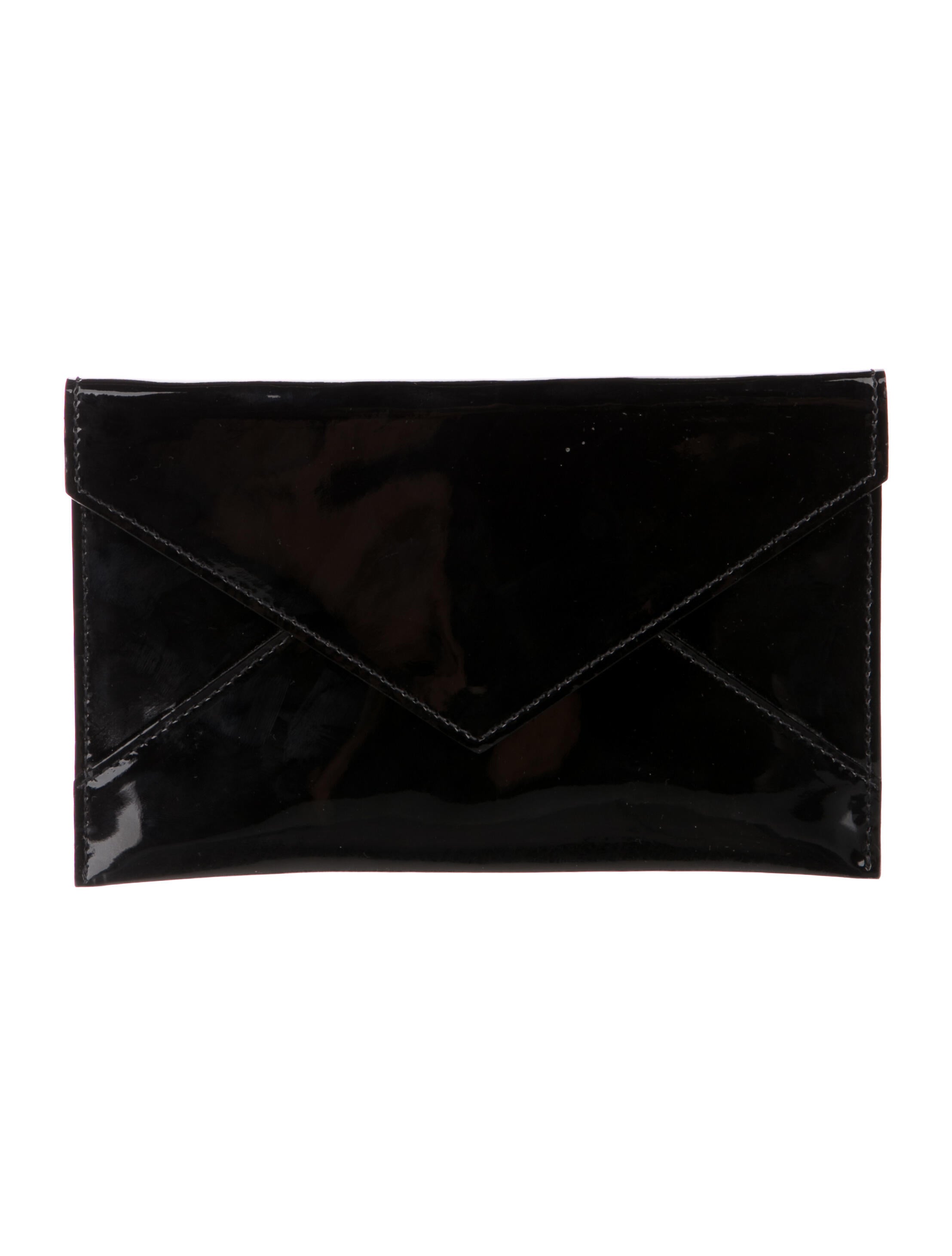 Tiffany & Co. Patent Leather Clutch Black Clutches, Handbags