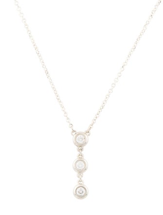Tiffany & Co. Diamonds by the Yard Drop Pendant Necklace