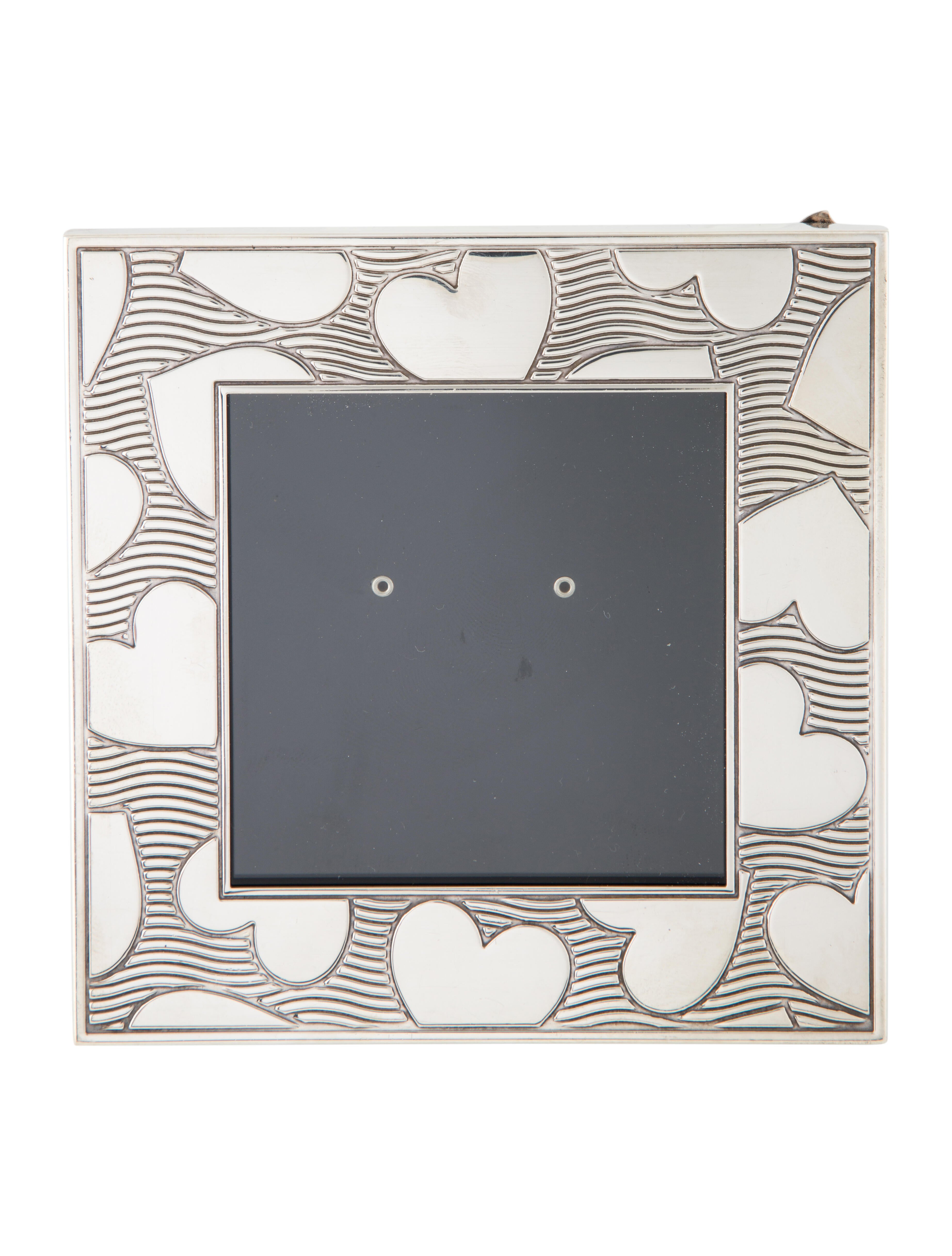 Tiffany & Co. Sterling Silver Hearts Picture Frame