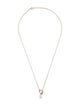 Tiffany & Co. Pearl Open Heart Lariat Necklace