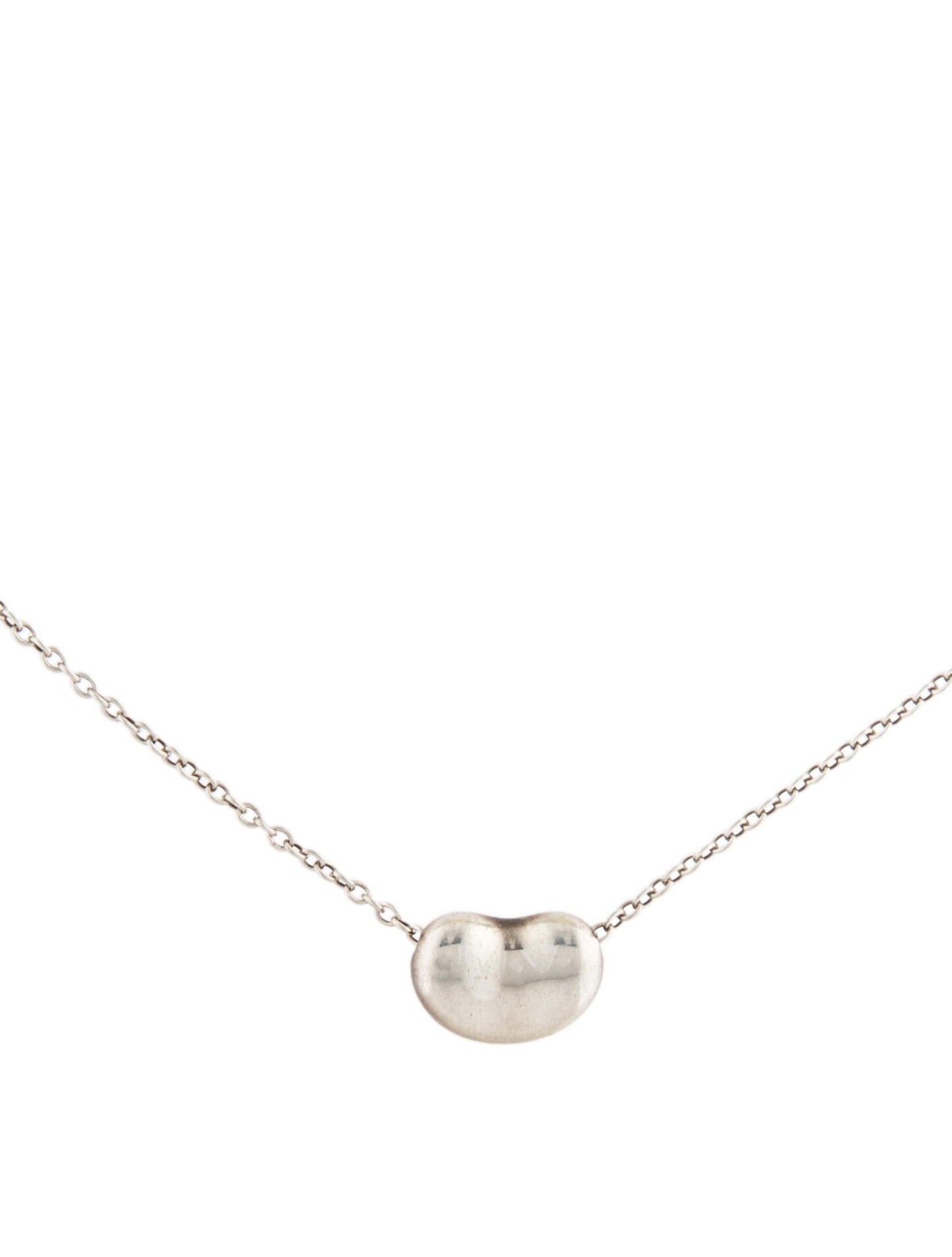 Tiffany & Co. Bean® Design Pendant Necklace Sterling Silver Pendant