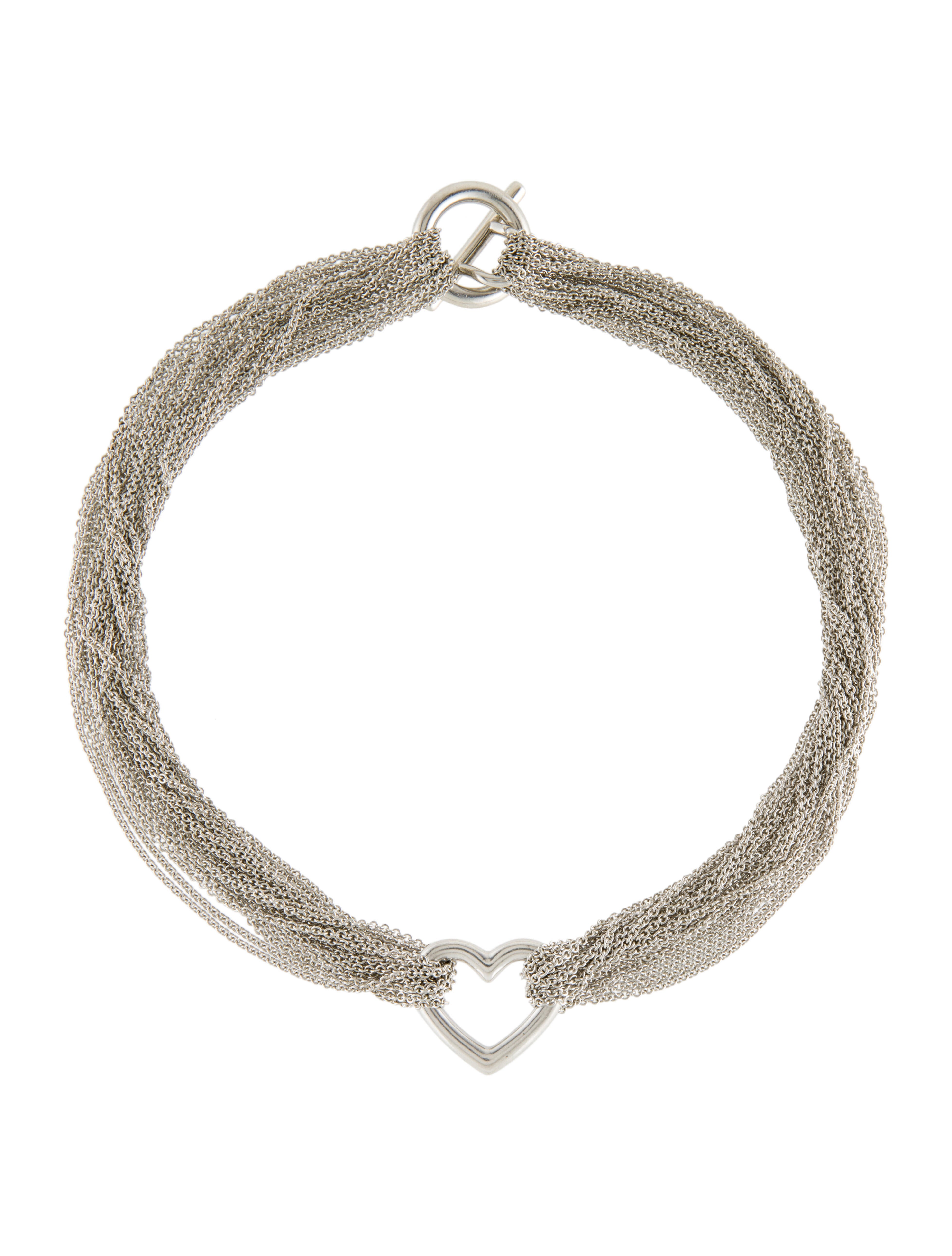 Tiffany & Co. Heart Multistrand Necklace