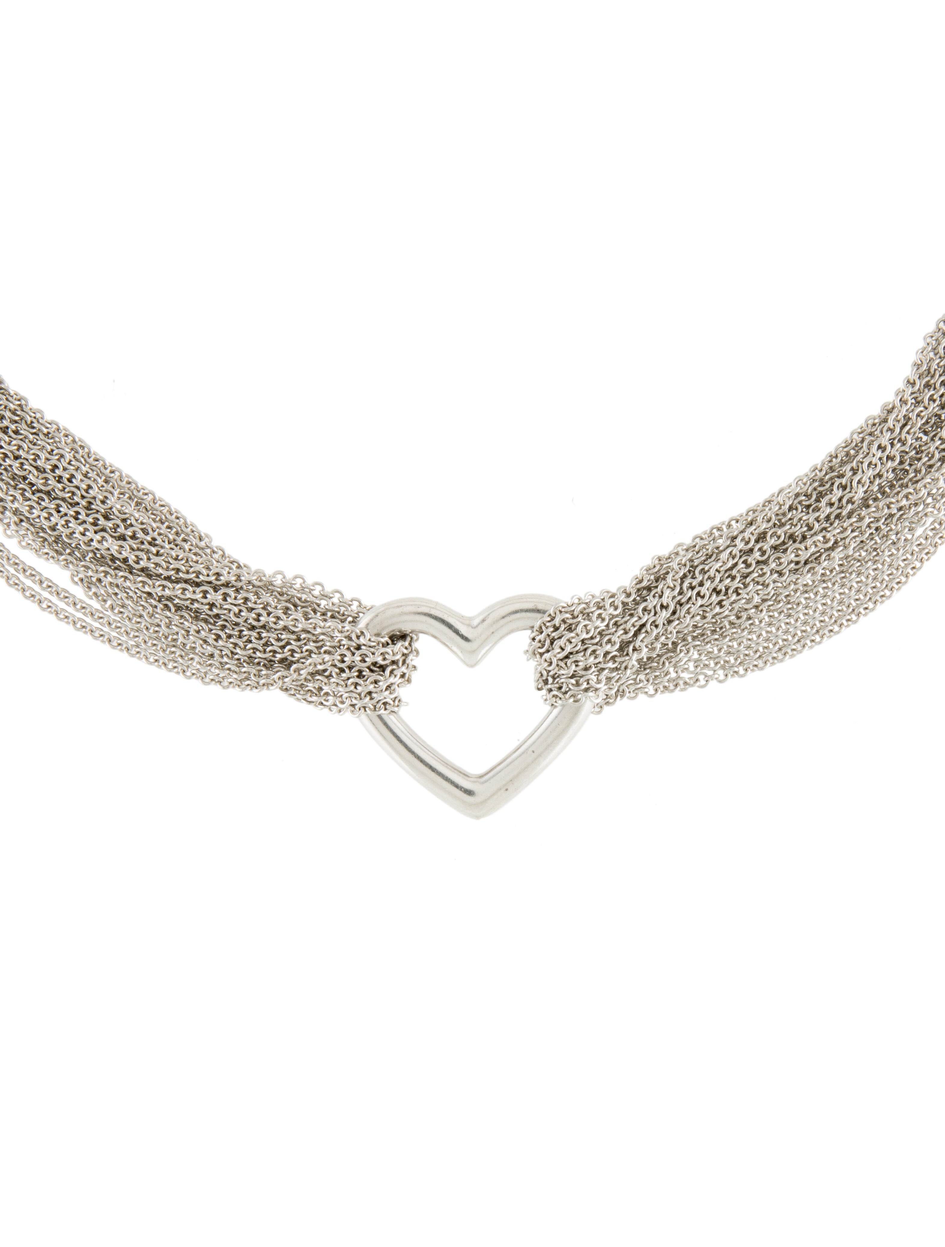Tiffany & Co. Heart Multistrand Necklace