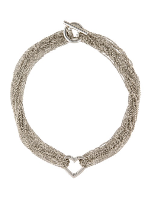 Tiffany & Co. Open Heart Multistrand Necklace