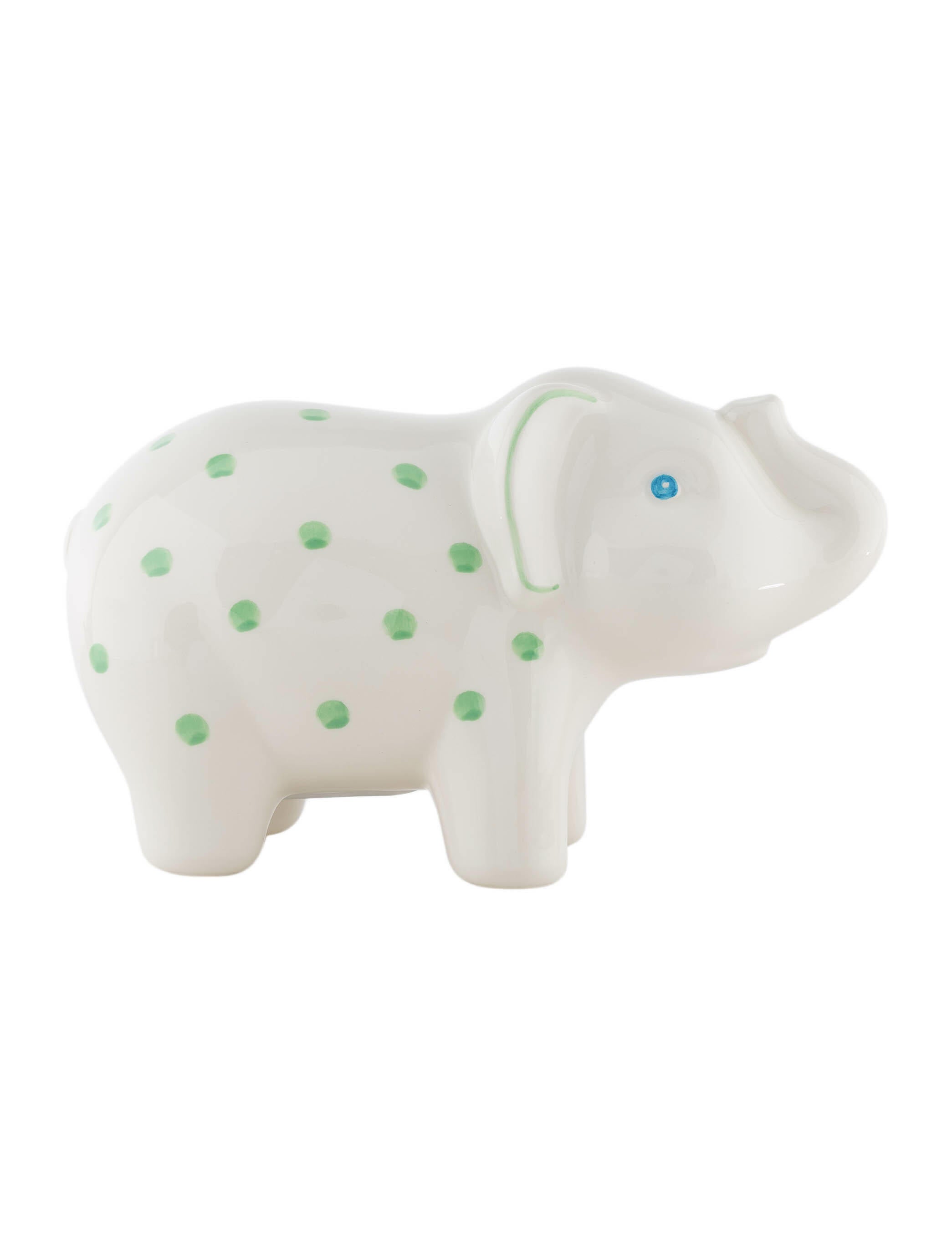 Tiffany & Co. Ceramic Elephant Piggy Bank - White Kids Decor ...