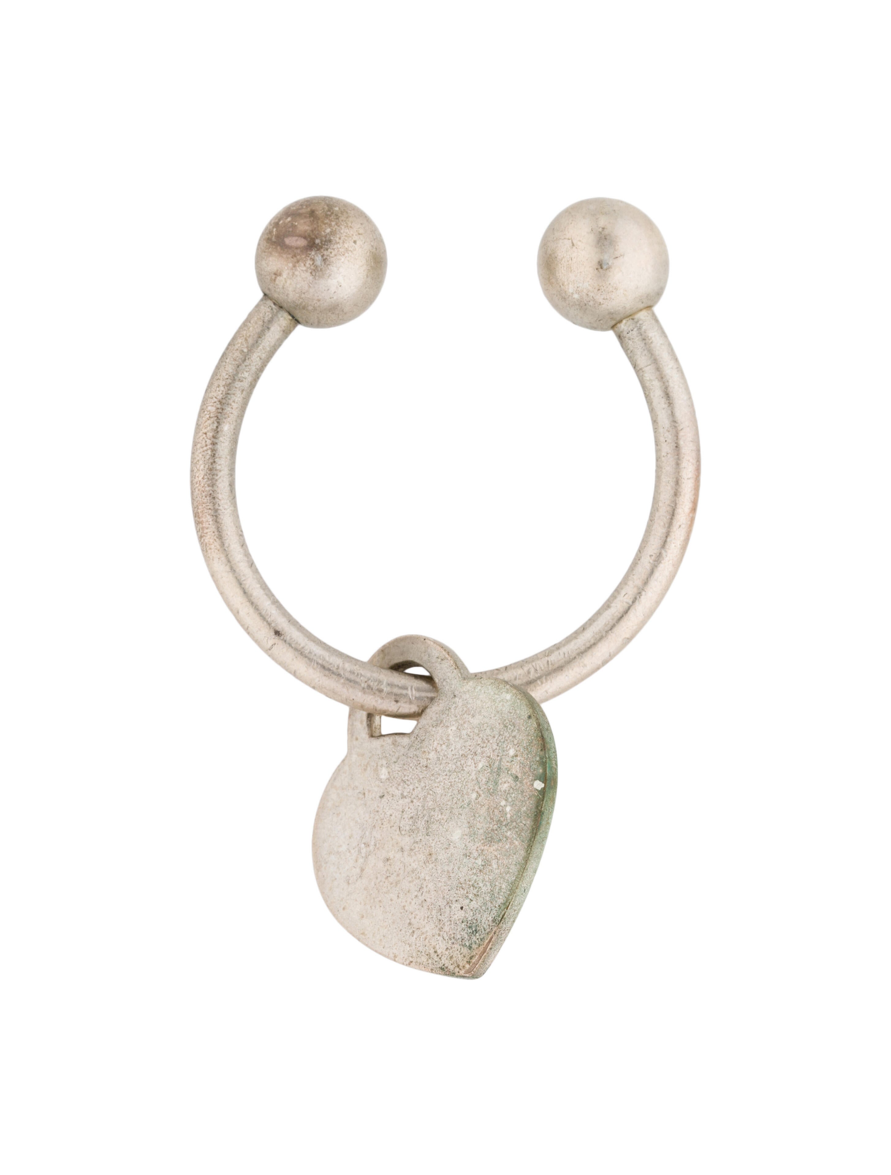 Tiffany & Co. Sterling Silver Septum Keychain Silver Keychains