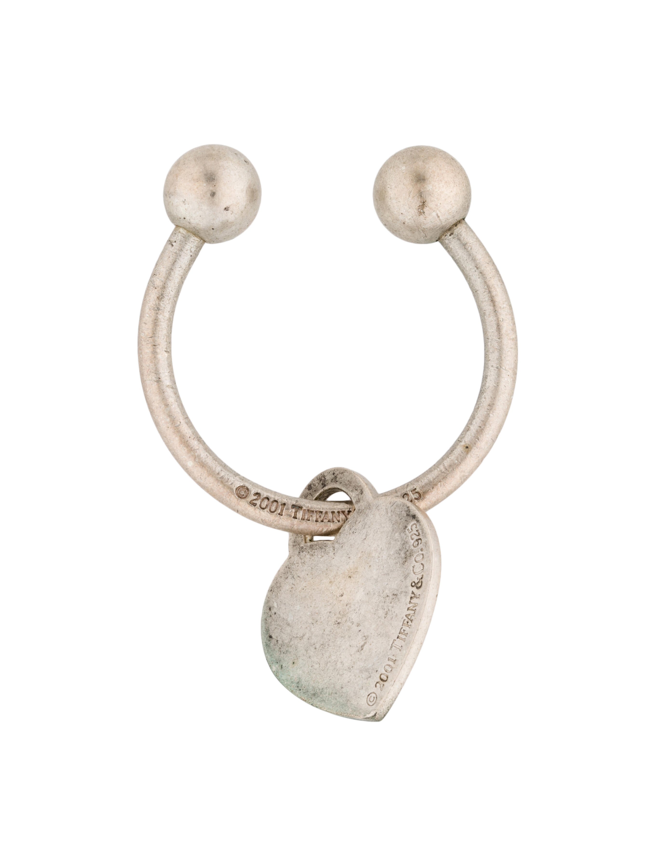 Tiffany & Co. Sterling Silver Septum Keychain Silver Keychains