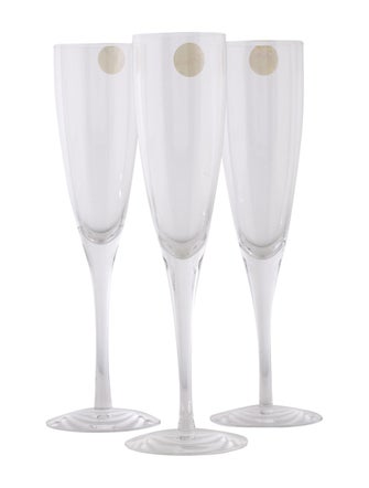 Tiffany & Co. Set of 3 Classic Champagne Flutes