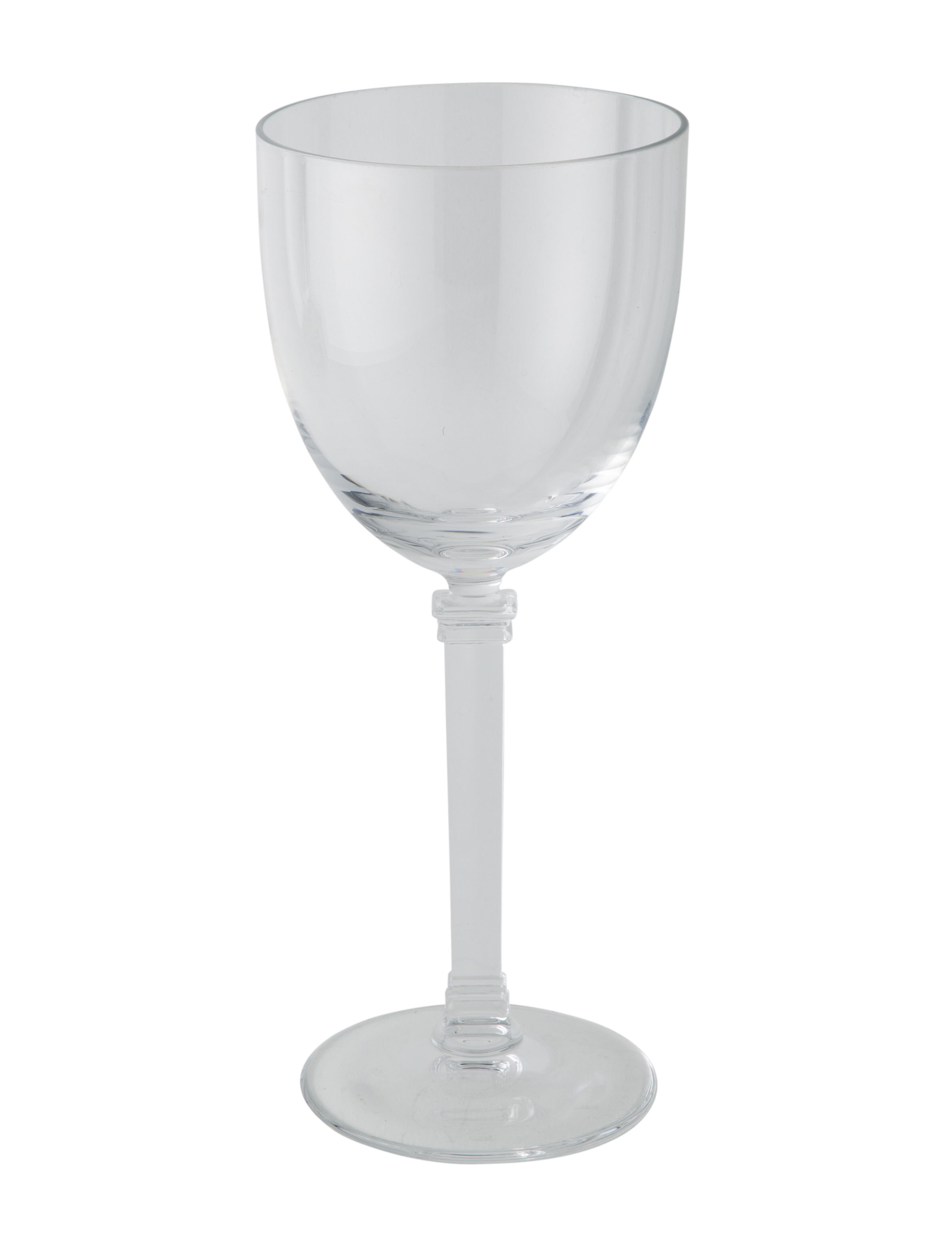 Tiffany & Co. White Wine Glasses Clear Drinkware & Barware, Tabletop