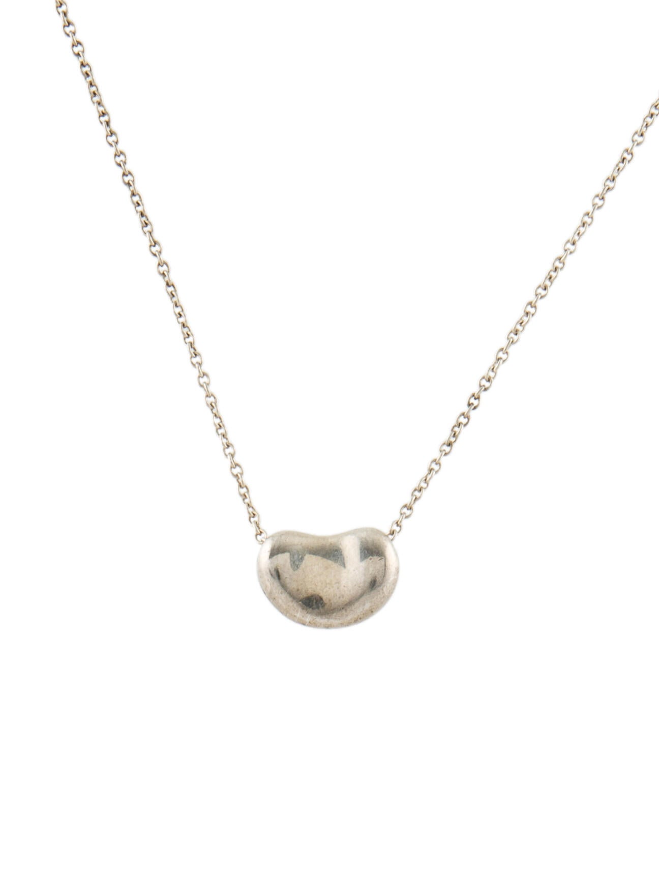 Tiffany & Co. Bean® Design Pendant Sterling Silver Pendant Necklace