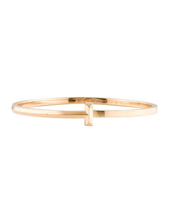 Tiffany & Co. 18K T1 Narrow Hinged Bangle