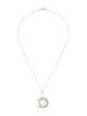 Tiffany & Co. Two-Tone 1837 Interlocking Circles Pendant Necklace.