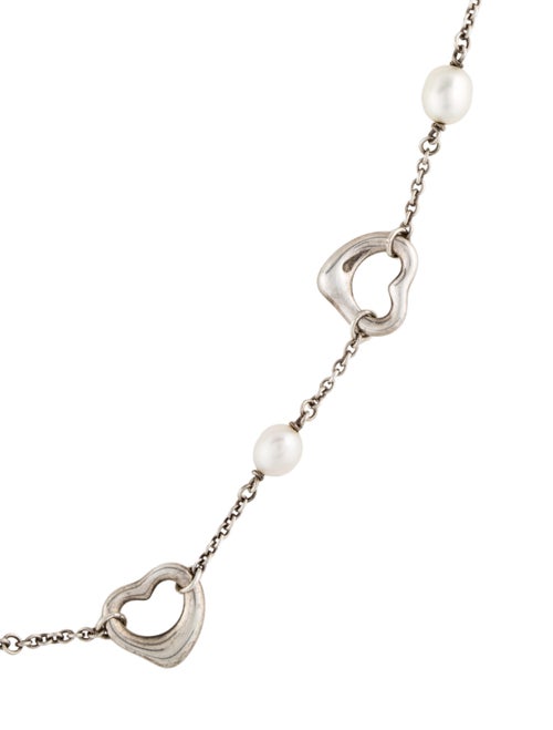 Tiffany & Co. Pearls by the Yard Open Heart Necklace