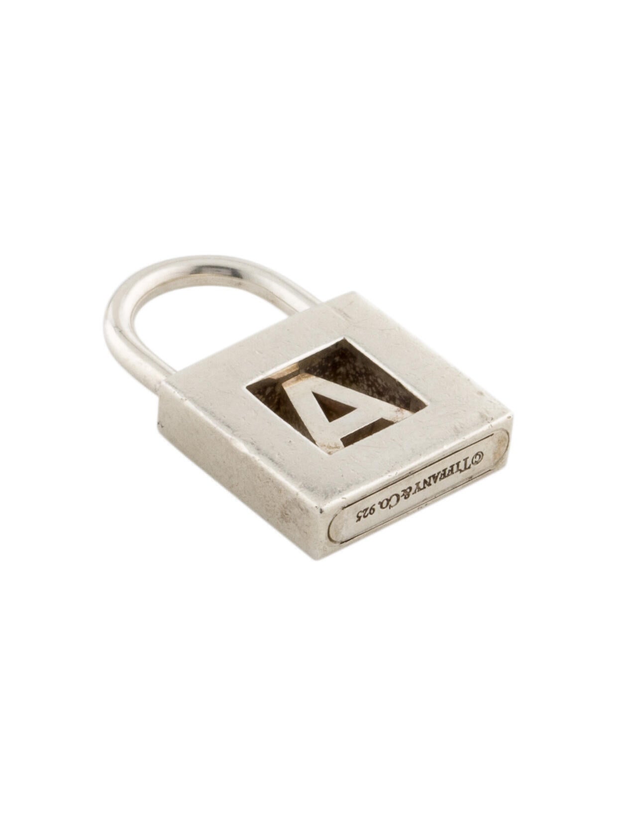 Tiffany & Co. Initial 'A' Lock Charm