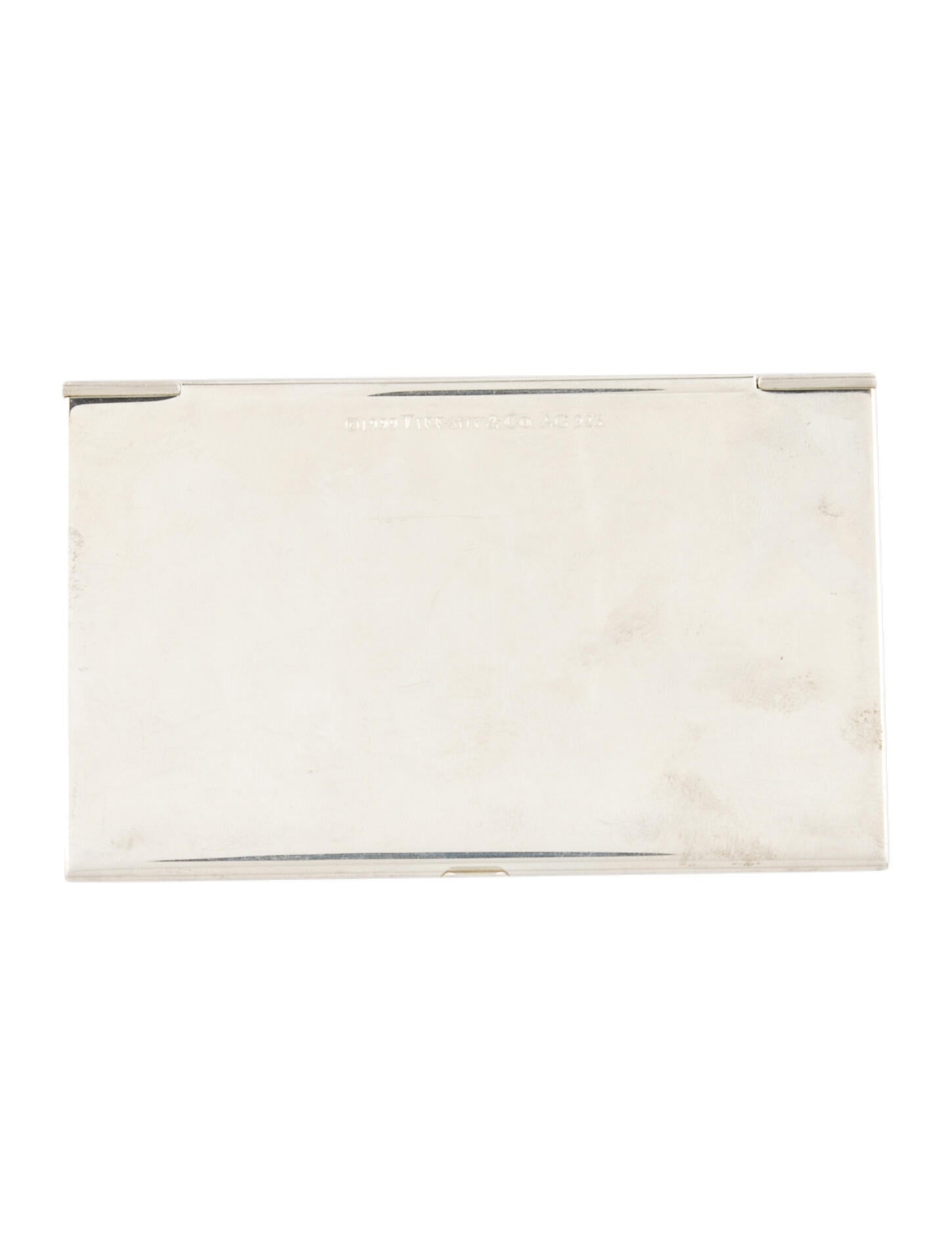 Tiffany & Co. 1837 Sterling Silver Business Card Case Silver Tech & Travel, Decor