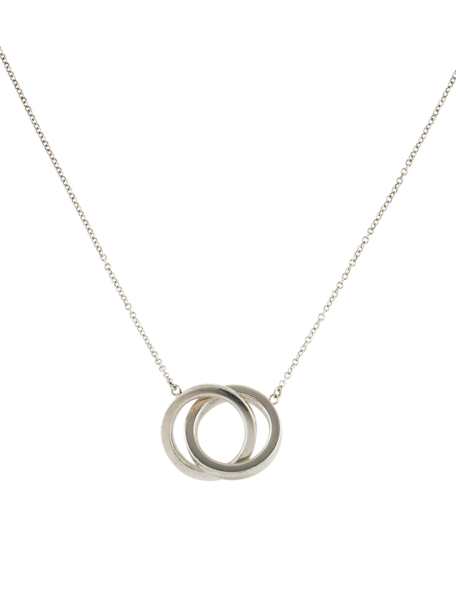Tiffany & Co. 1837 Interlocking Circles Pendant Necklace