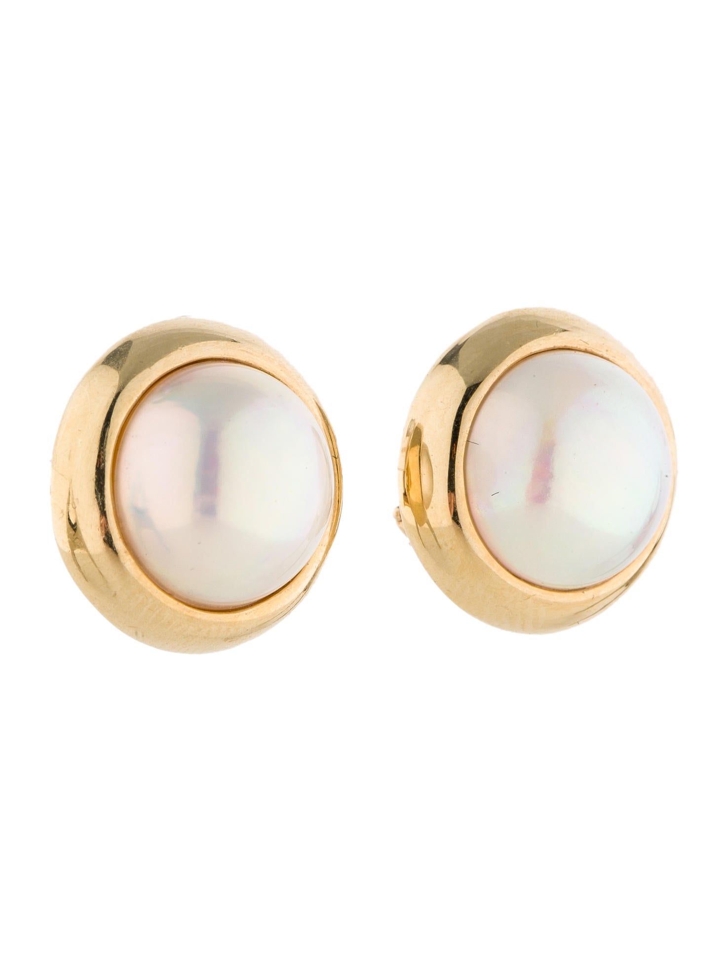 Tiffany & Co. Mabe Pearl Earrings Earrings TIF24669 The RealReal