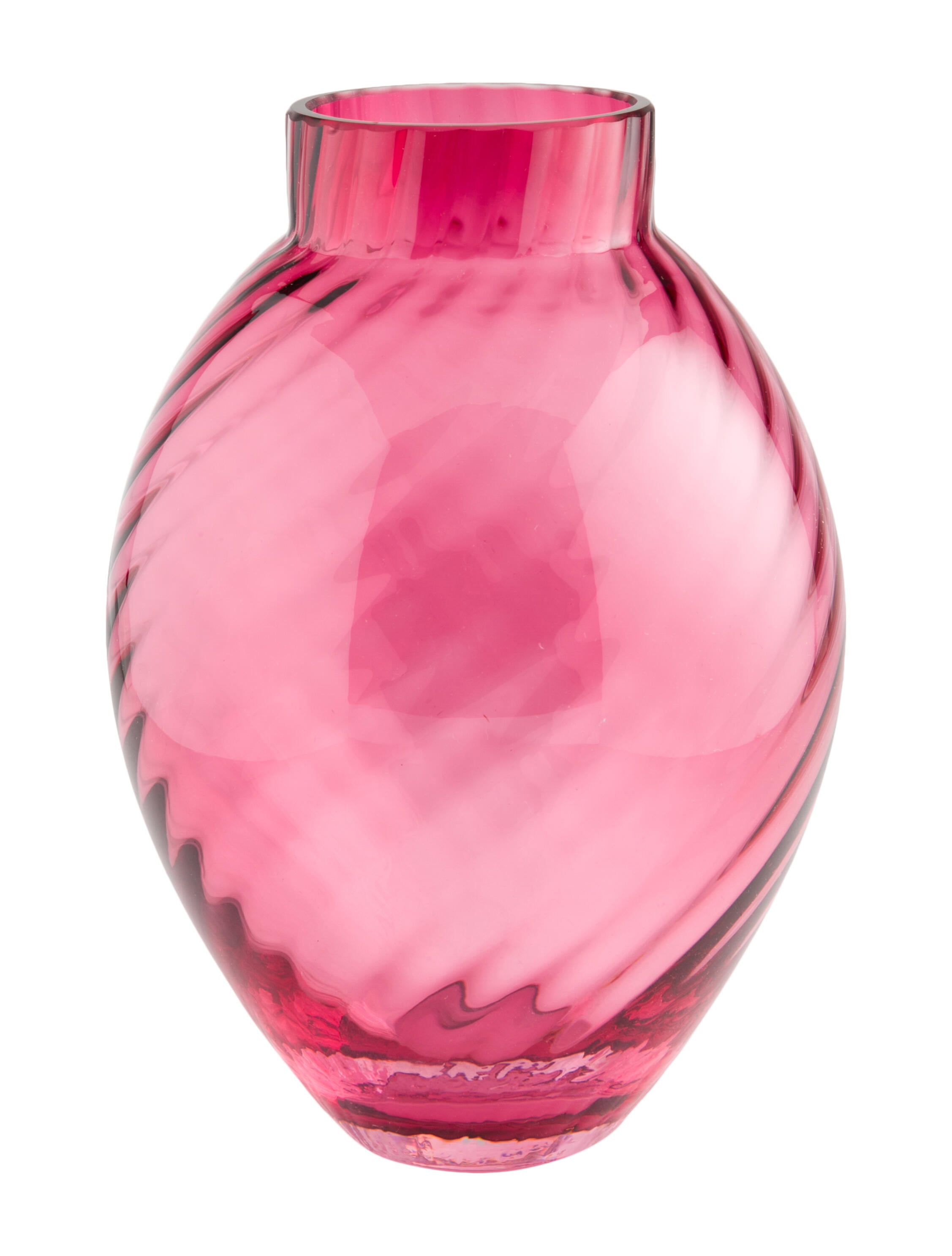 Tiffany & Co. Optic Glass Vase