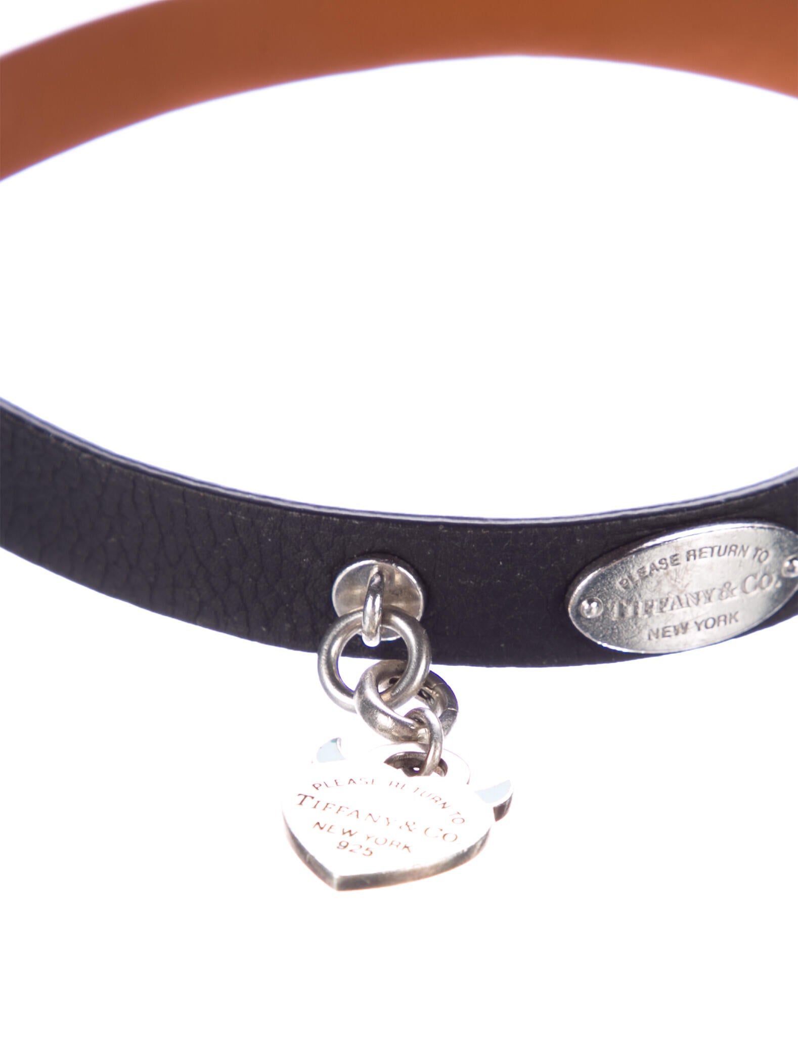 Tiffany & Co. Leather Pet Collar Black Pet Accessories, Decor