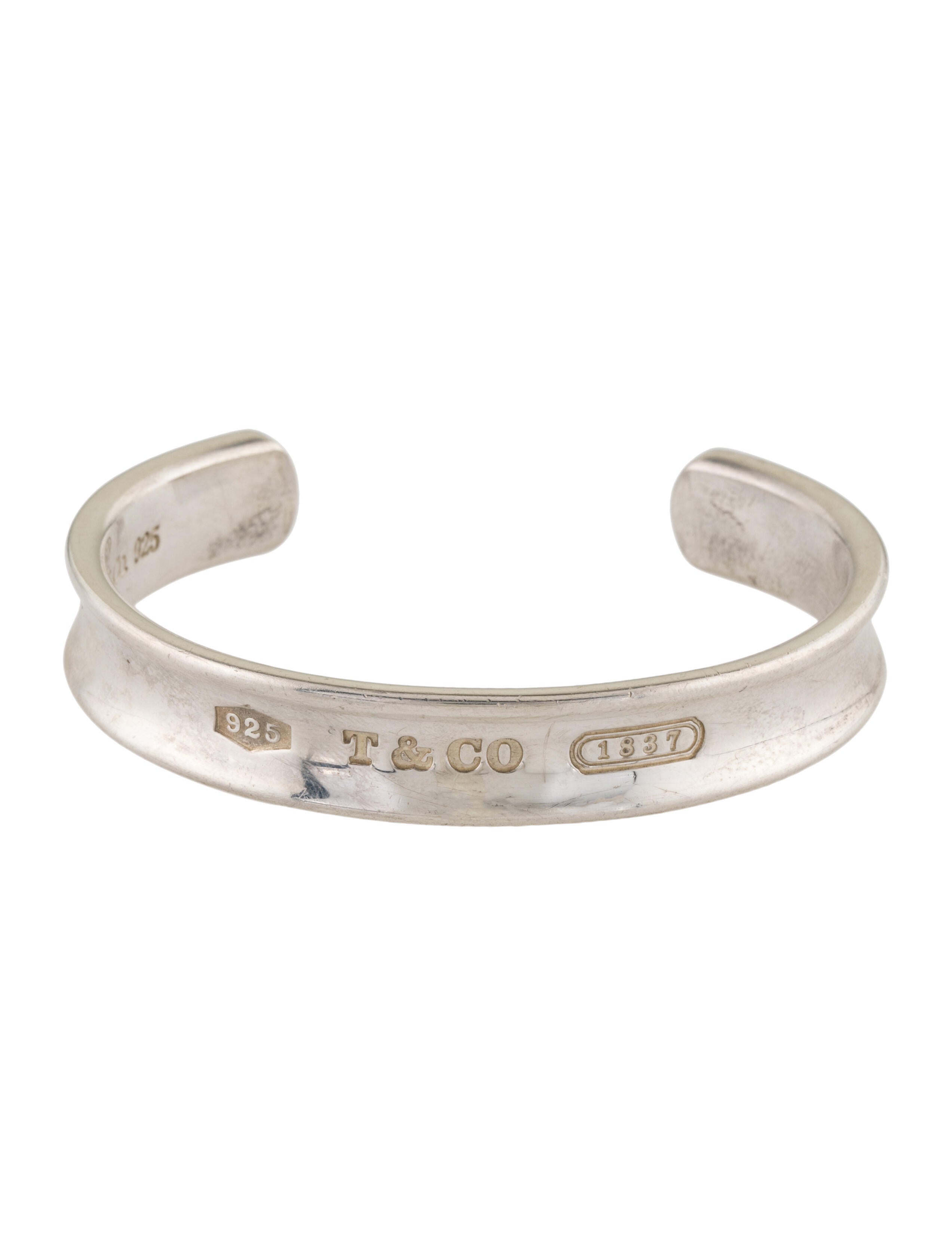 Tiffany & Co. Vintage 1837 Cuff Bracelet Sterling Silver Cuff
