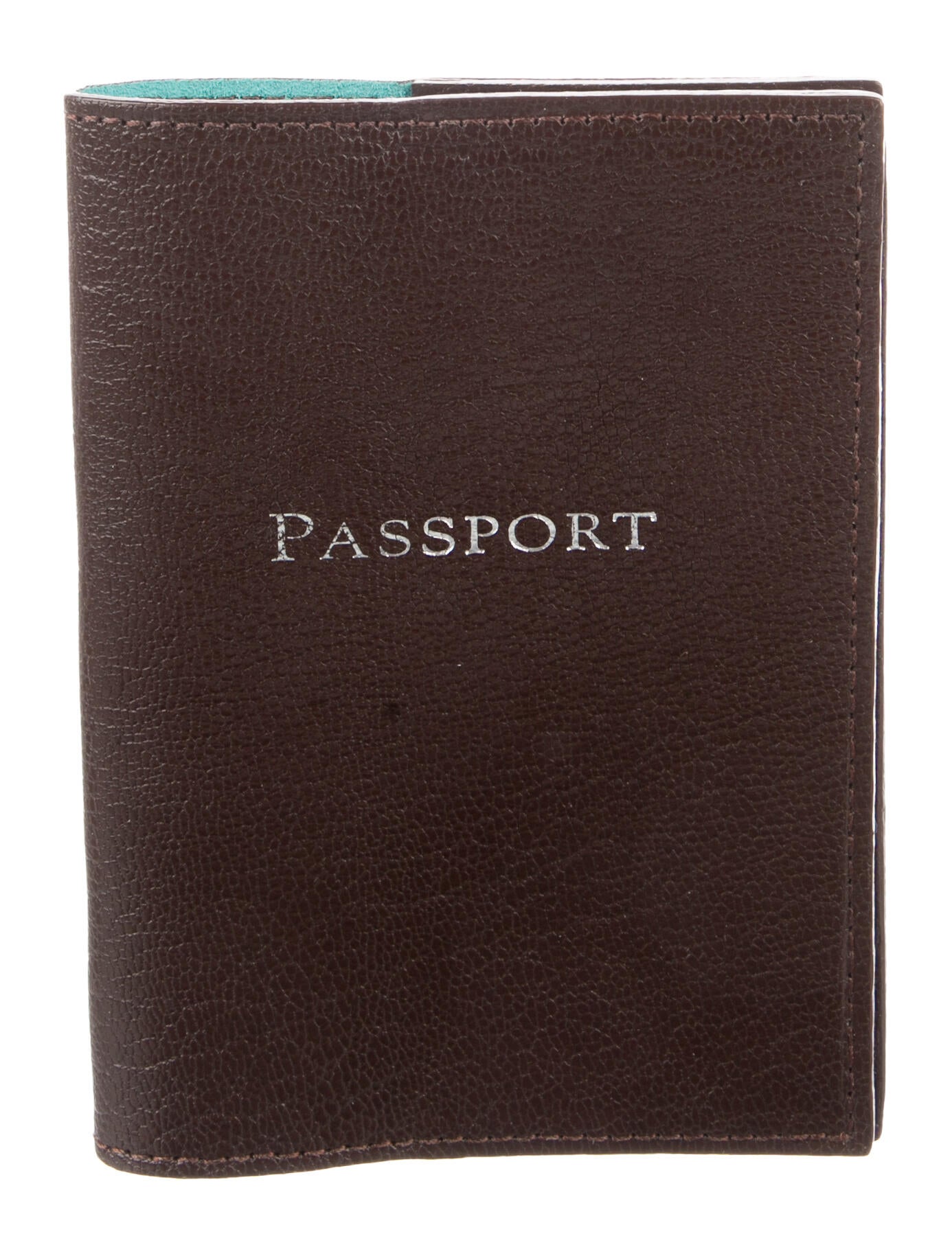 Tiffany & Co. Passport Holder w/ Tags Brown Travel, Accessories